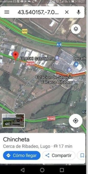 Apartamento En Las Afueras Рибадео Екстериор снимка